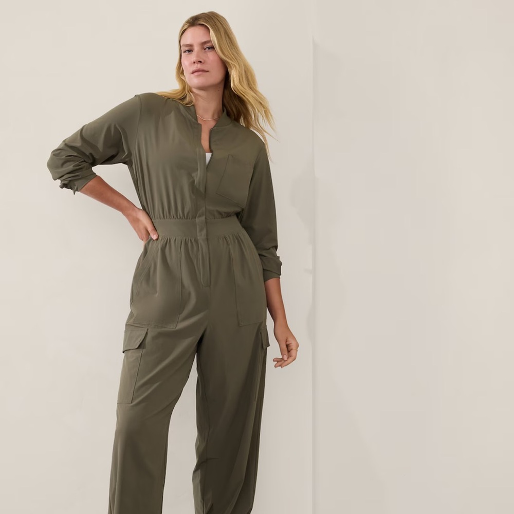 Athleta long sleeved Brooklyn jumpsuit